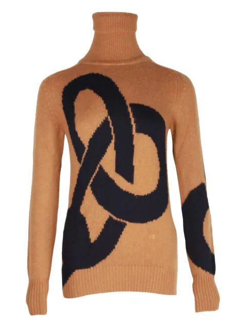 Victoria Beckham chain-link turtleneck sweater