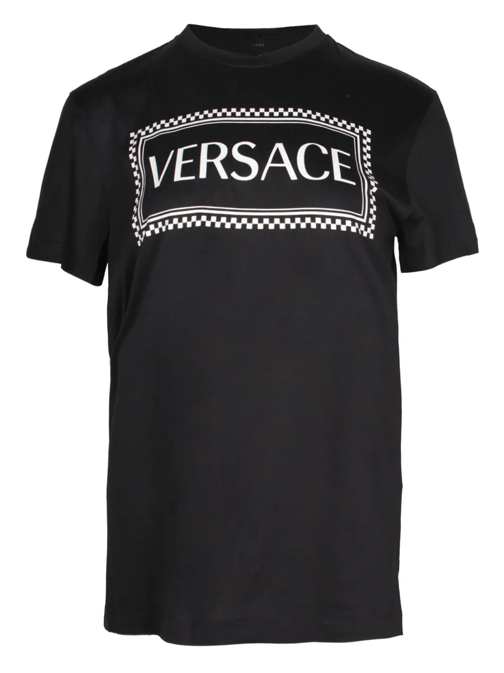 Versace Pre-Owned logo-print T-shirt | Black | Image 1