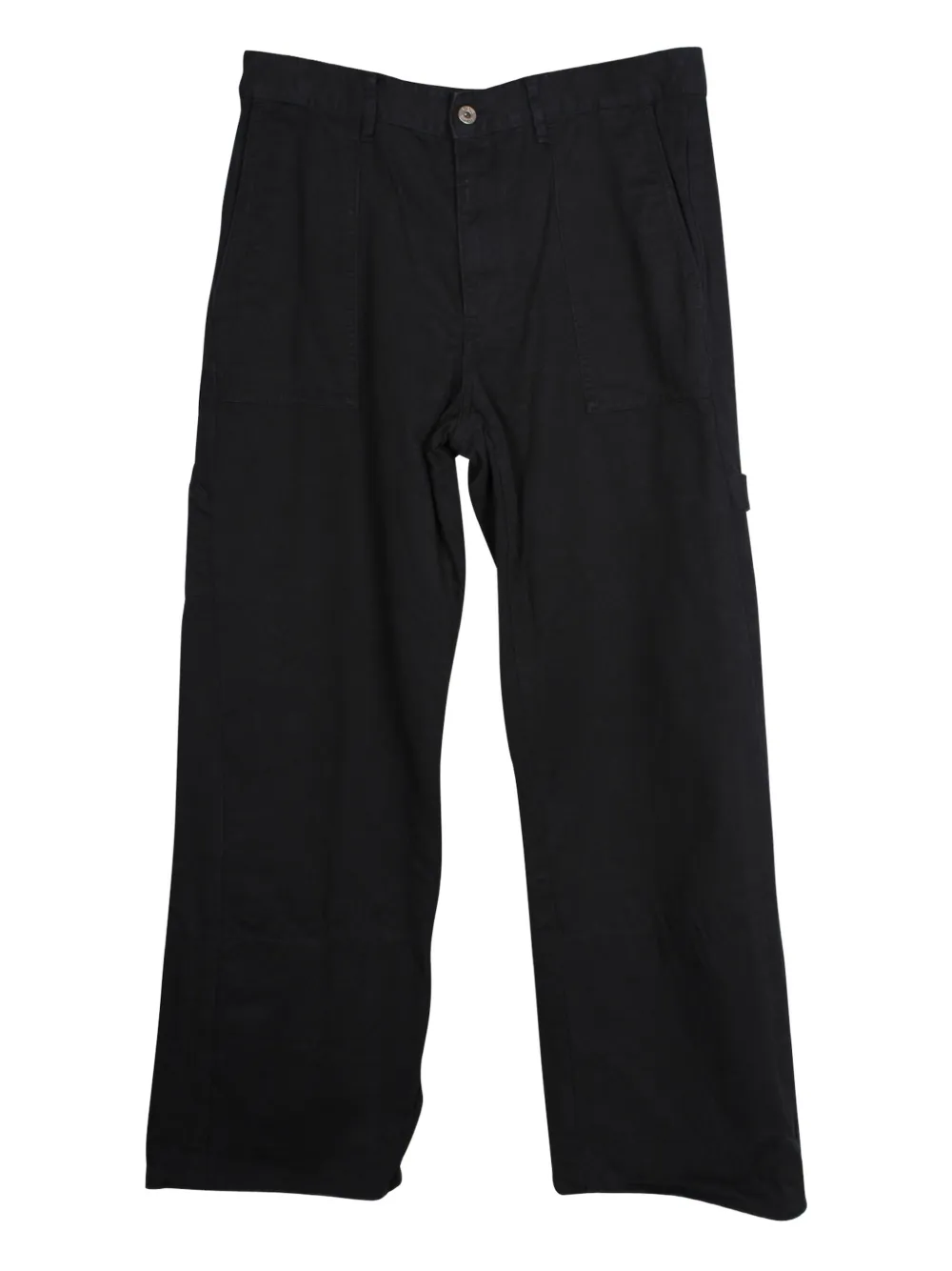 Loewe Pre-Owned logo-embroidered Fisherman trousers | Black | Image 1