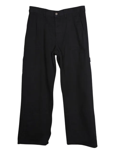 Loewe Pre-Owned logo-embroidered Fisherman trousers