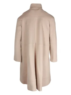 希少✨クリスチャンディオール♡ノーカラーロングコート　比翼　ウール　大きめ ウィメンズ プレオウンドコート 海外通販 - FARFETCH