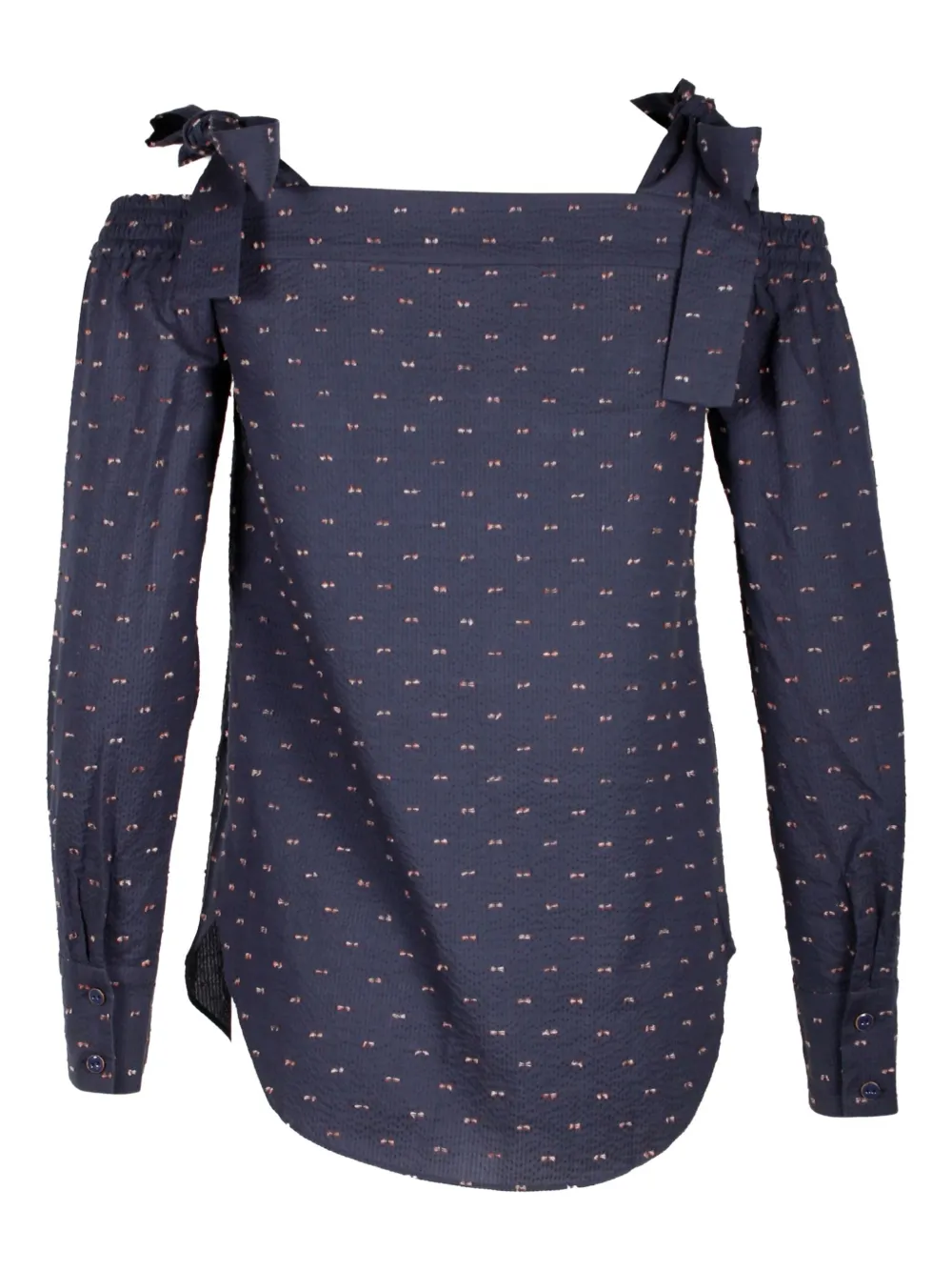 Saloni textured off-shoulder top | Image 2