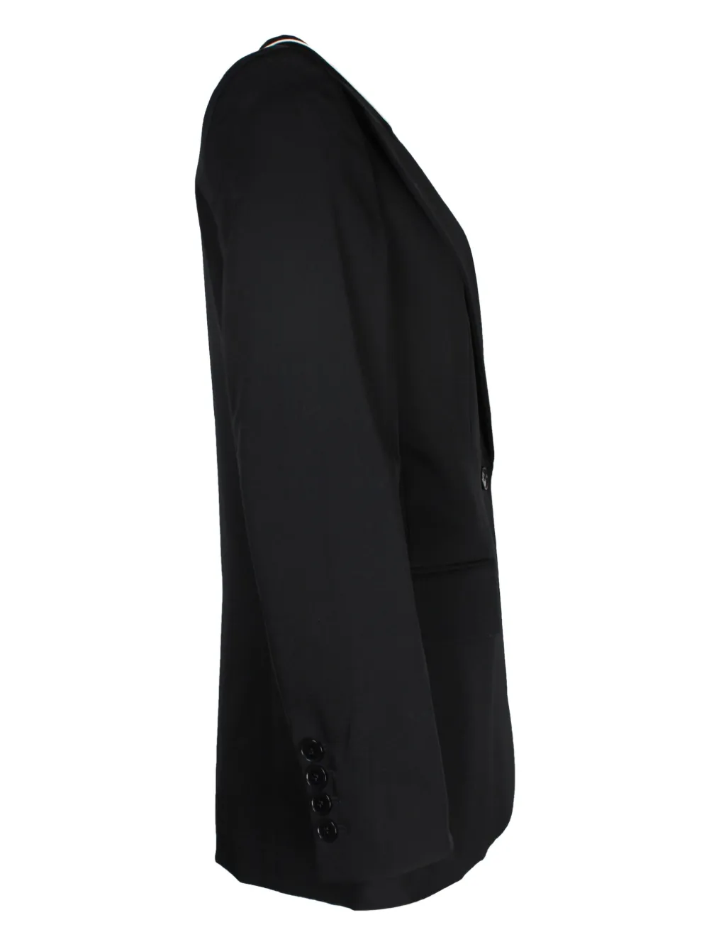 Pre-owned Stella Mccartney Single-breasted Wool Blazer In Black