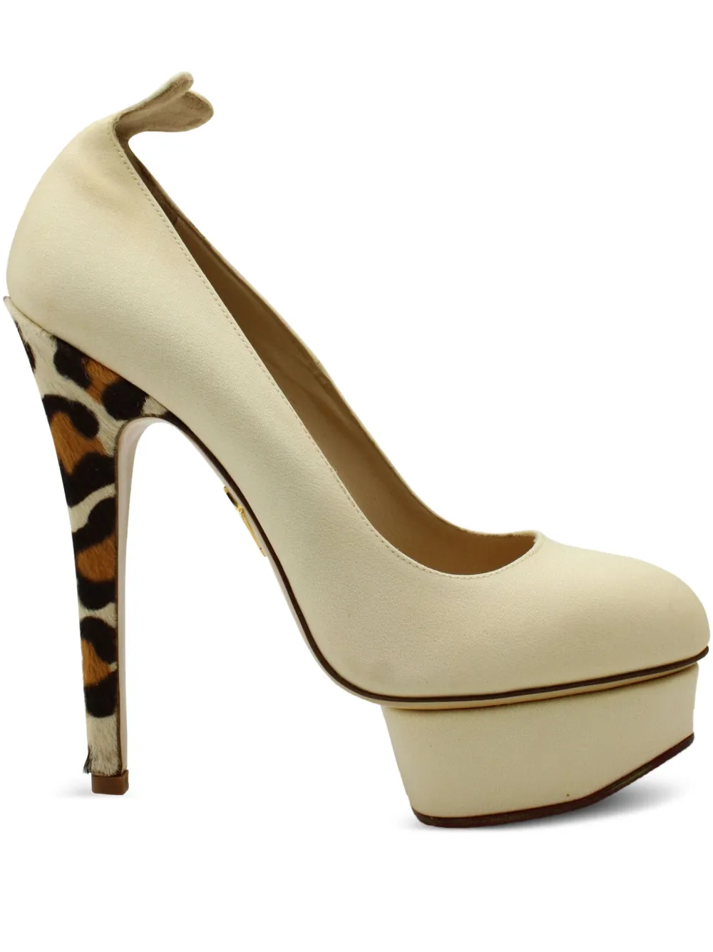 Charlotte Olympia leopard-print platform pumps | Neutrals | Image 1
