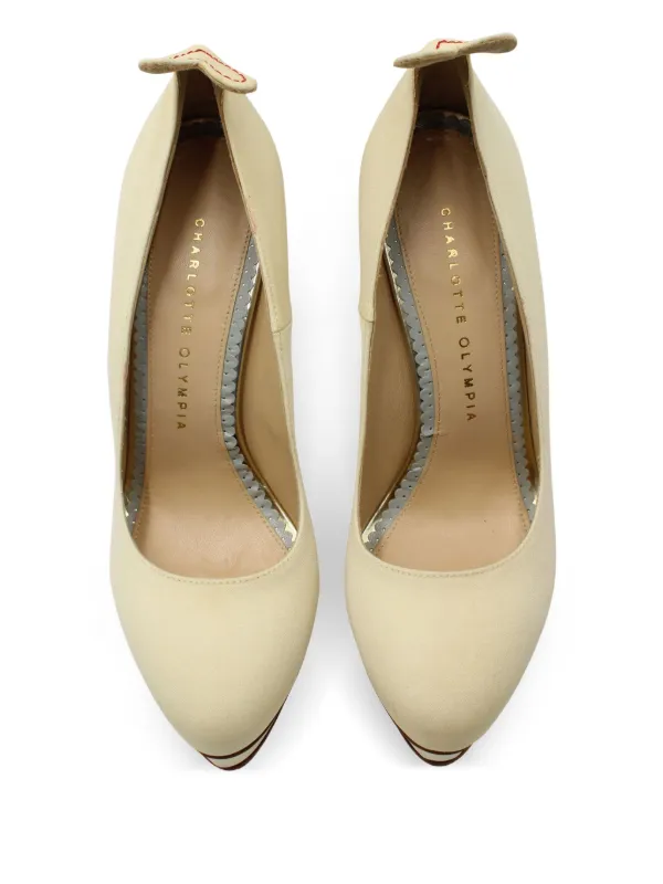 Charlotte Olympia レオパード パンプス | ニュートラル | FARFETCH JP