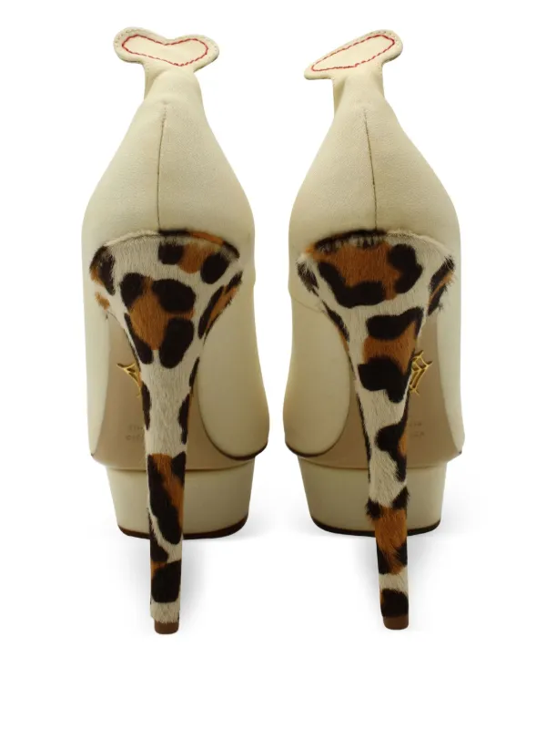Charlotte Olympia レオパード パンプス | ニュートラル | FARFETCH JP