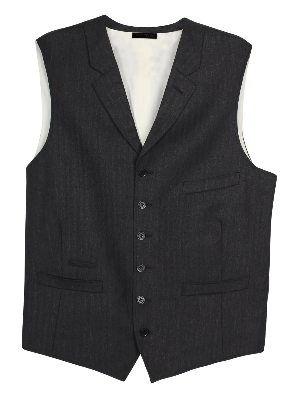 Ralph Lauren Vintage herringbone wool vest | Grey | Image 1