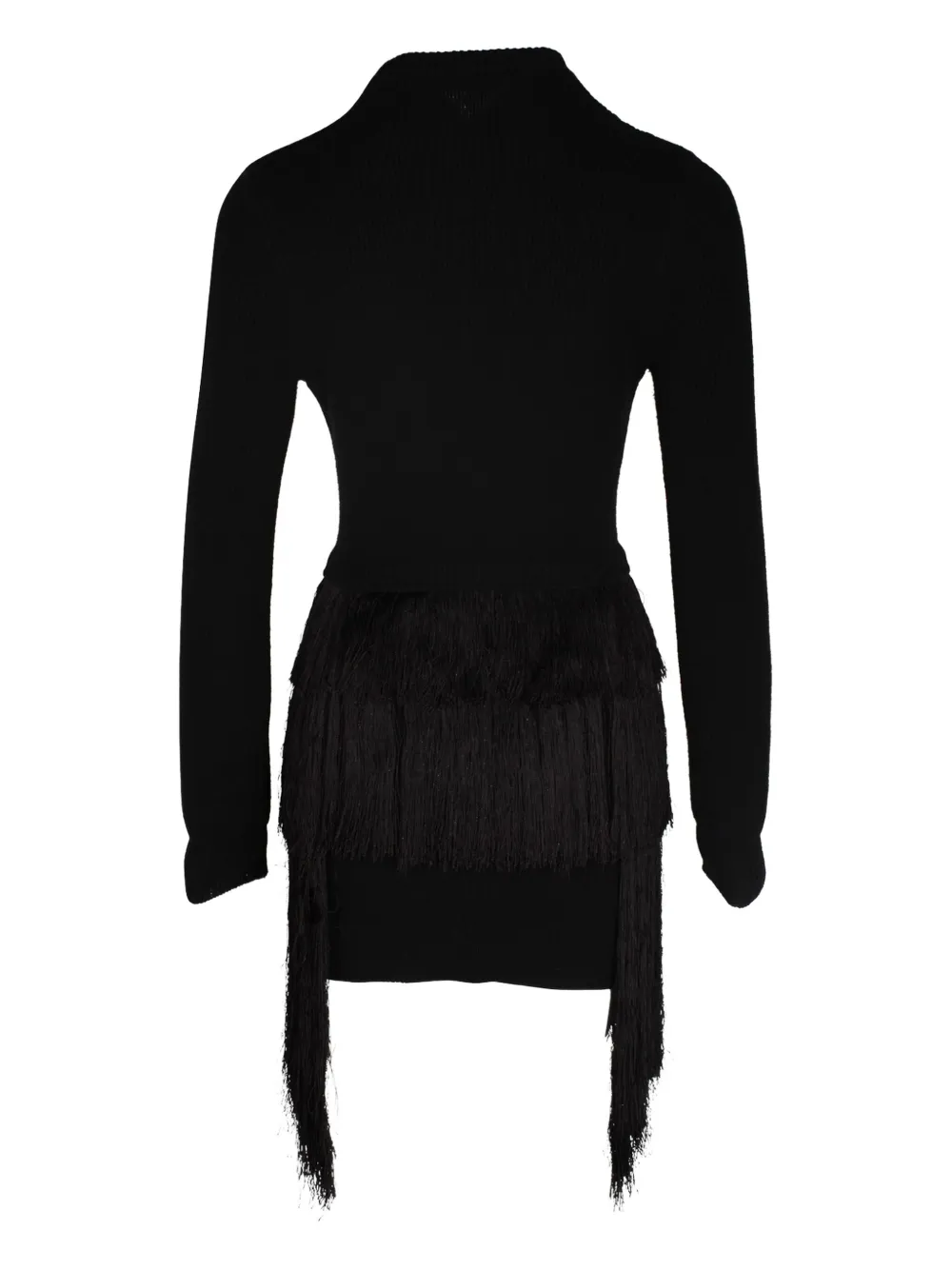 Mugler Vintage fringed-hem mini dress | Image 2