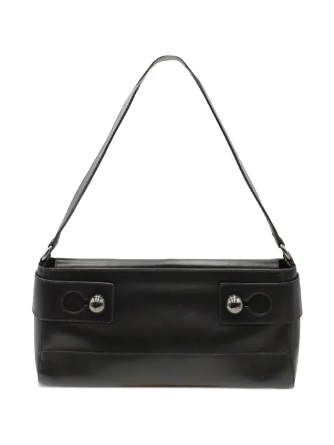 Furla metal-embellished leather shoulder bag