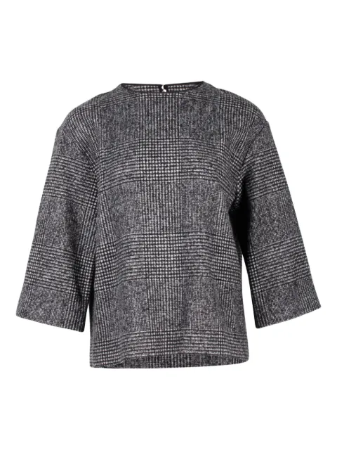 Rochas Vintage plaid-pattern T-shirt