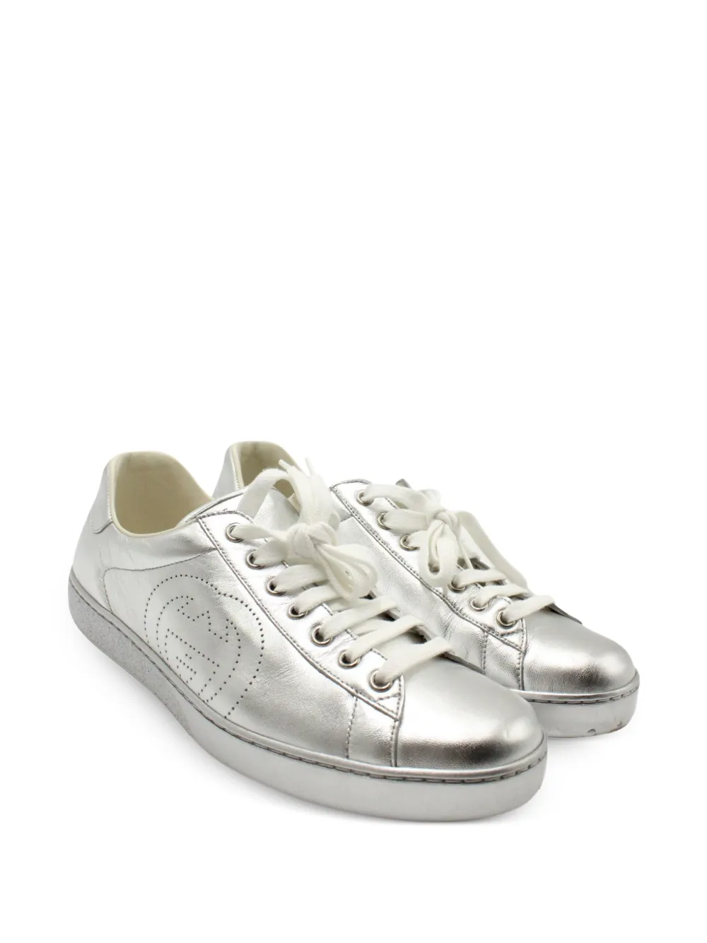 Gucci Pre-Owned baskets Ace en cuir à logo | Image 2