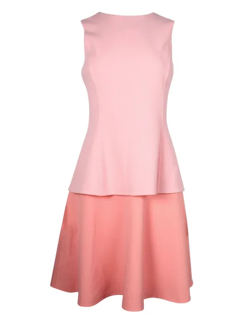 Oscar de la Renta Pre-Owned tiered sleeveless mini dress