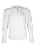 Isabel Marant Vintage eyelet ruffled blouse - White