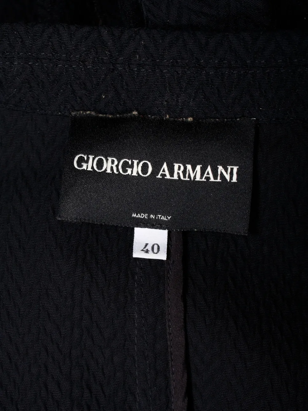 Pre-owned Giorgio Armani Single-breasted Blazer In Blue