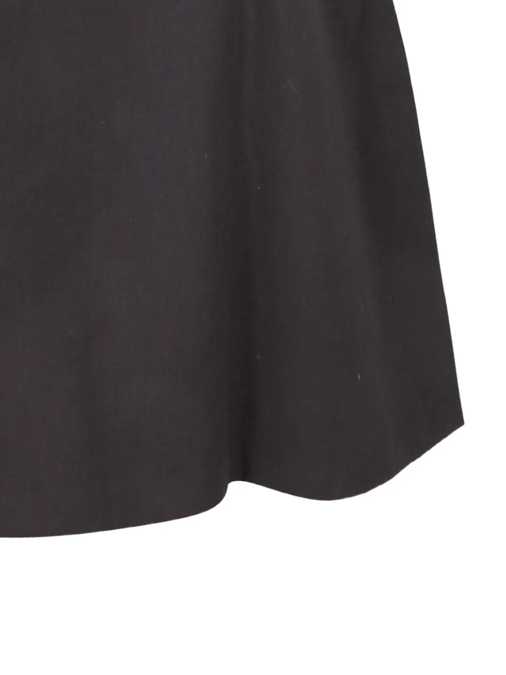 Pre-owned Miu Miu Cotton Skirt In Black