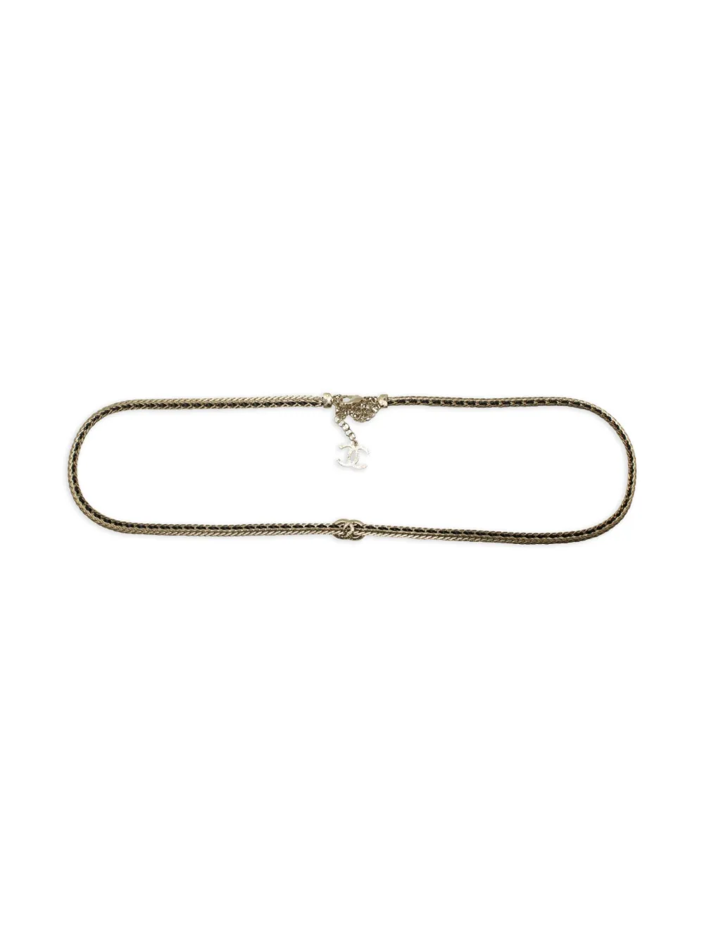 CHANEL Pre-Owned ココマーク ベルト - ゴールドトーン