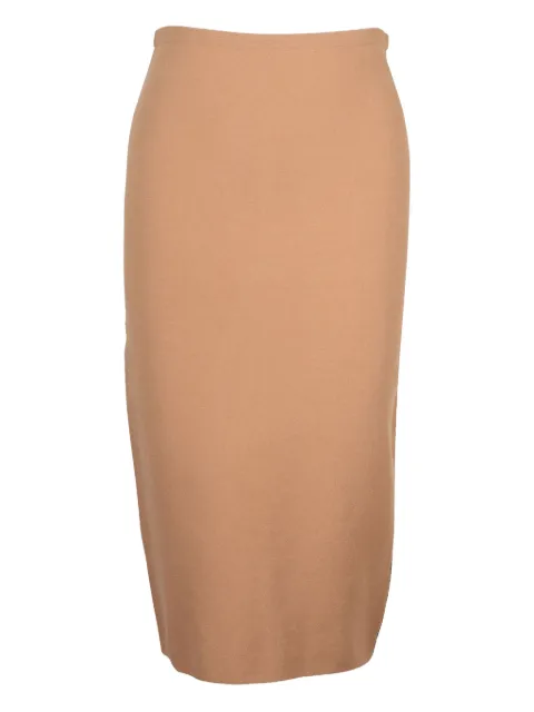 DVF Diane von Furstenberg two-toned knitted pencil skirt