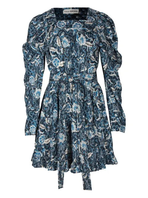 Ulla Johnson Nailah floral-print puff-sleeve mini dress