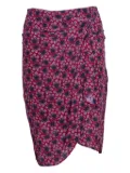 Isabel Marant Vintage floral-print wrap skirt - Pink