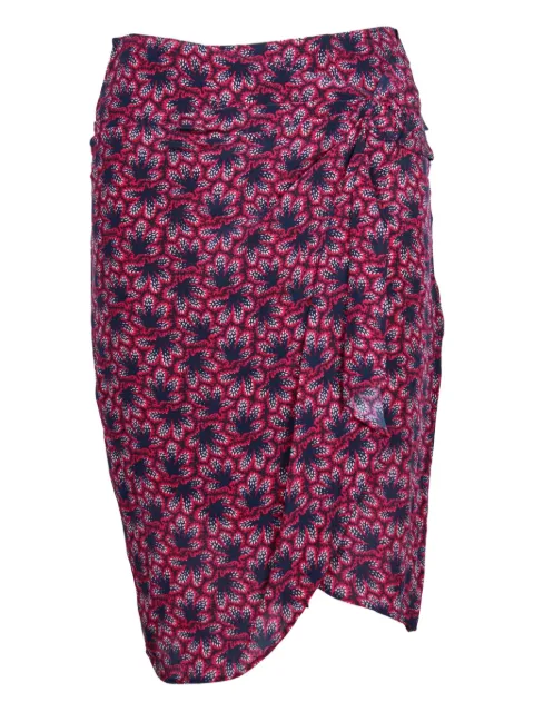 Isabel Marant Vintage floral-print wrap skirt