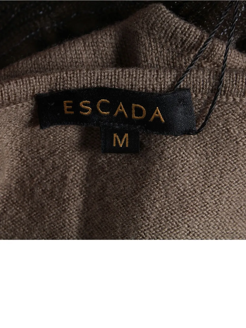 Pre-owned Escada Wool Sleeveless Top In Brown