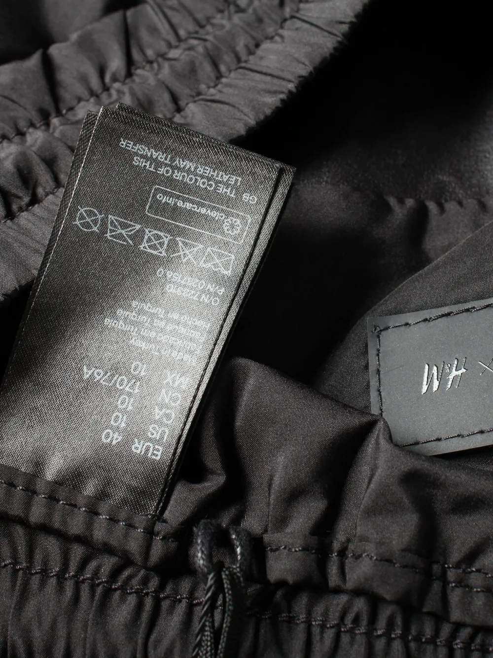 Pre-owned Alexander Wang X H&m Paneled Trousers In Black