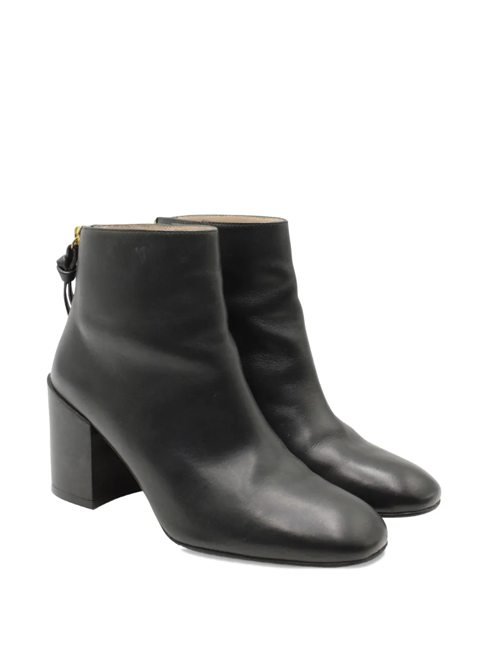 Stuart Weitzman leather heeled boots - Zwart