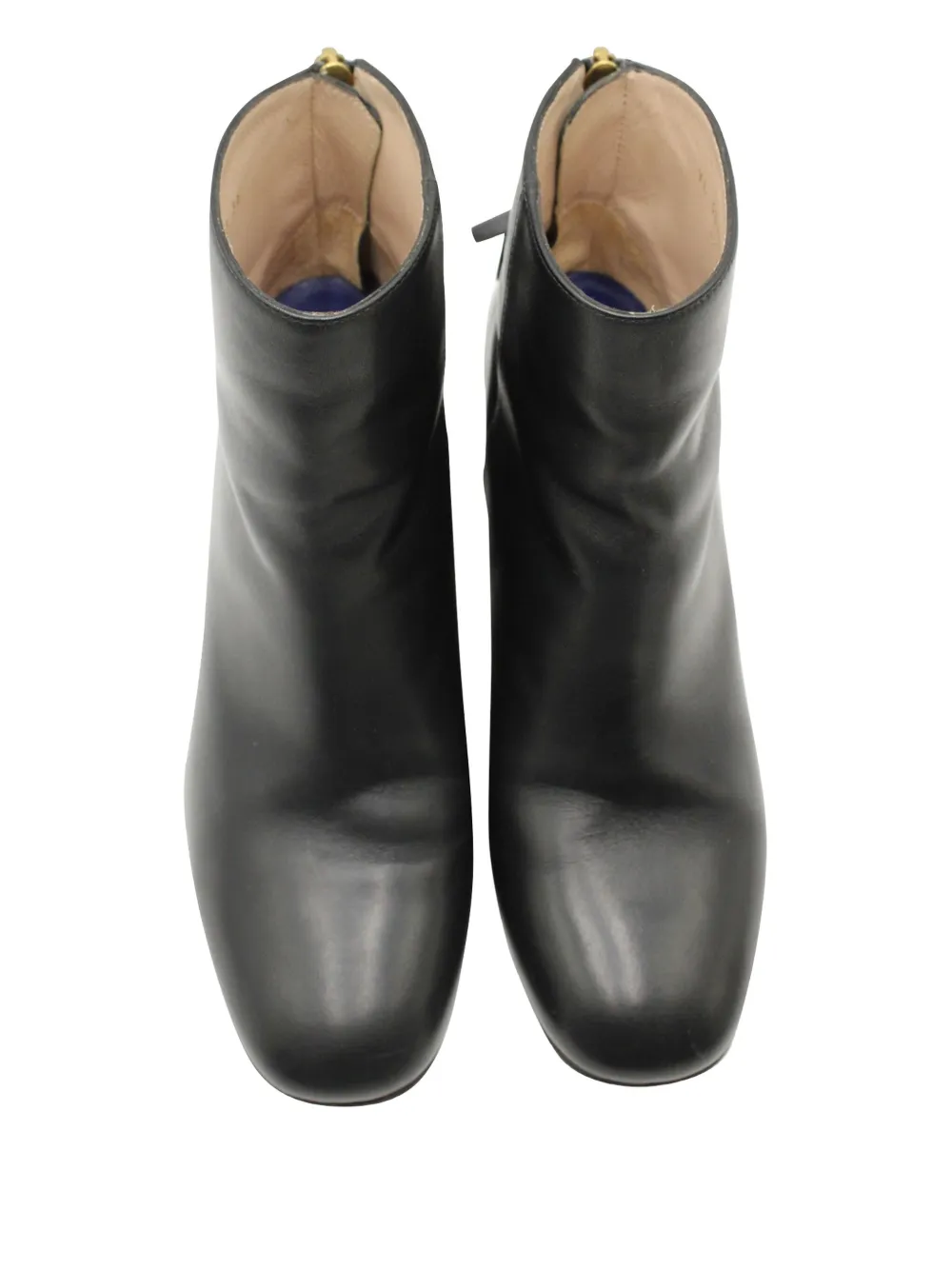 Pre-owned Stuart Weitzman Leather Heeled Boots In Black