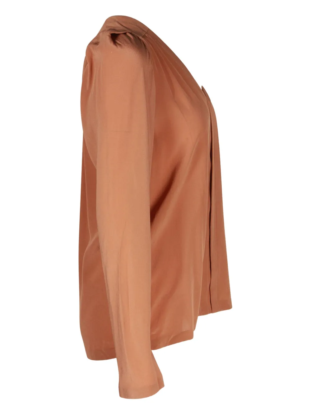 Pre-owned Stella Mccartney Silk Blouse In Brown