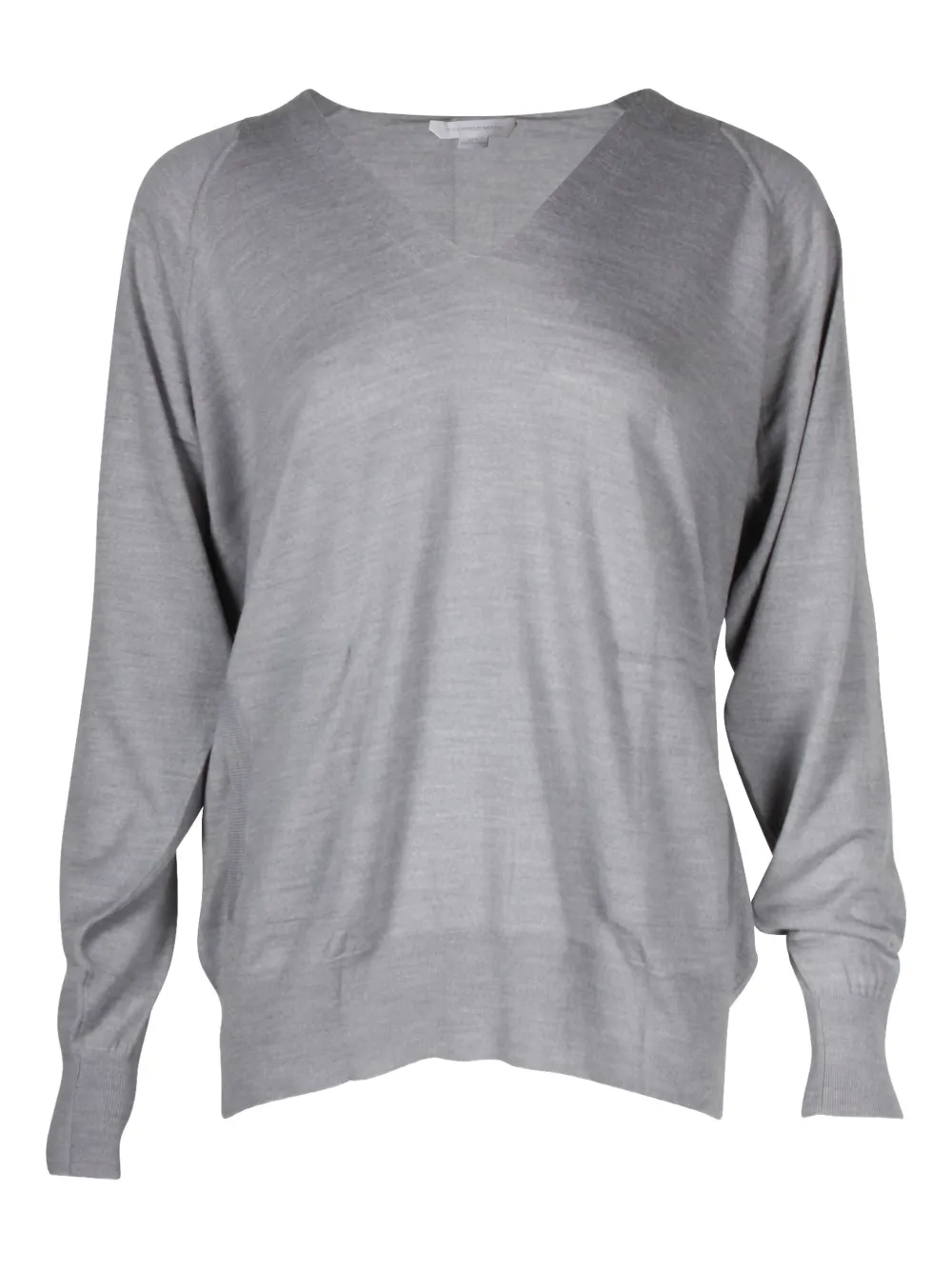 Pre-owned Alexander Wang V-neck Wool Sweater In Gray