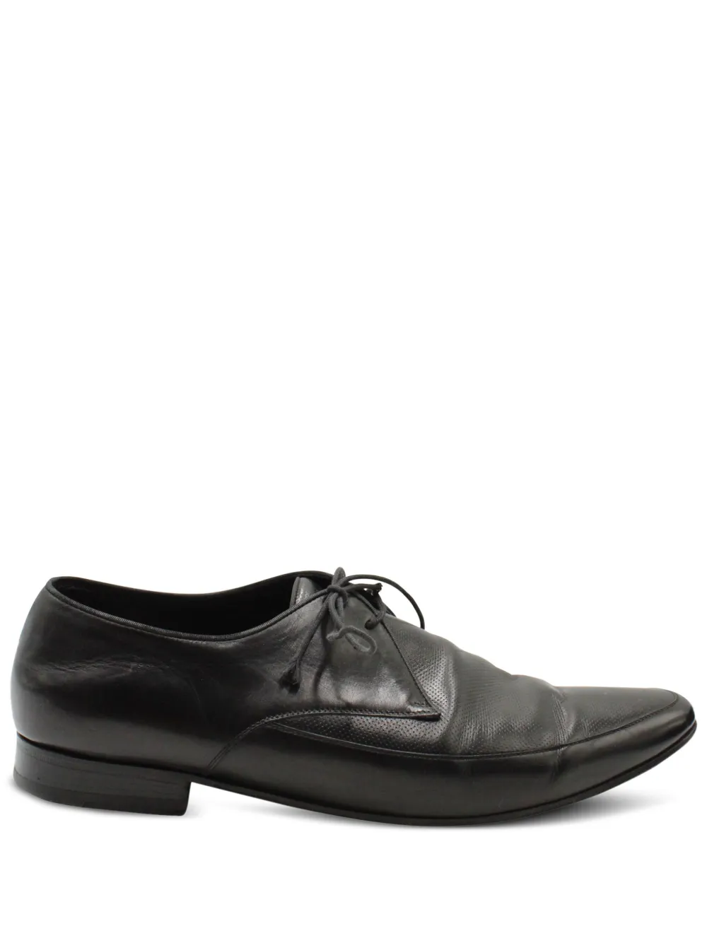 Saint Laurent Pre-Owned laeather oxford shoes | Black | Image 1