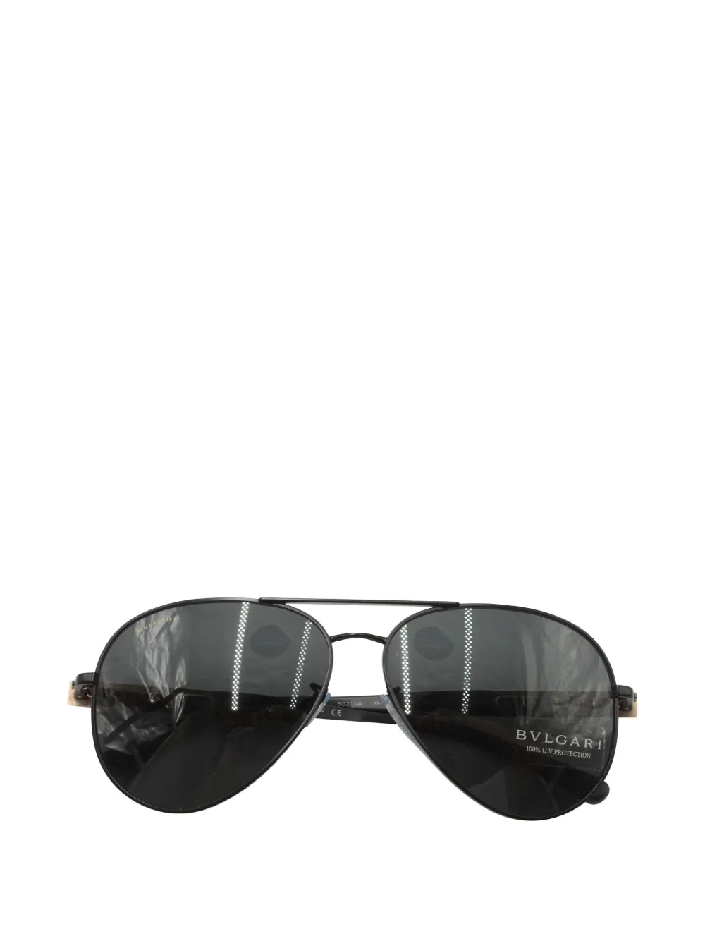 Bvlgari Pre-Owned pilot-frame sunglasses | Black | Image 1