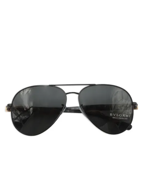 Bvlgari Pre-Owned pilot-frame sunglasses