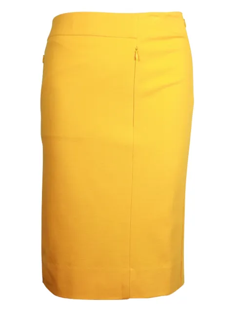DVF Diane von Furstenberg dual-zip pencil skirt
