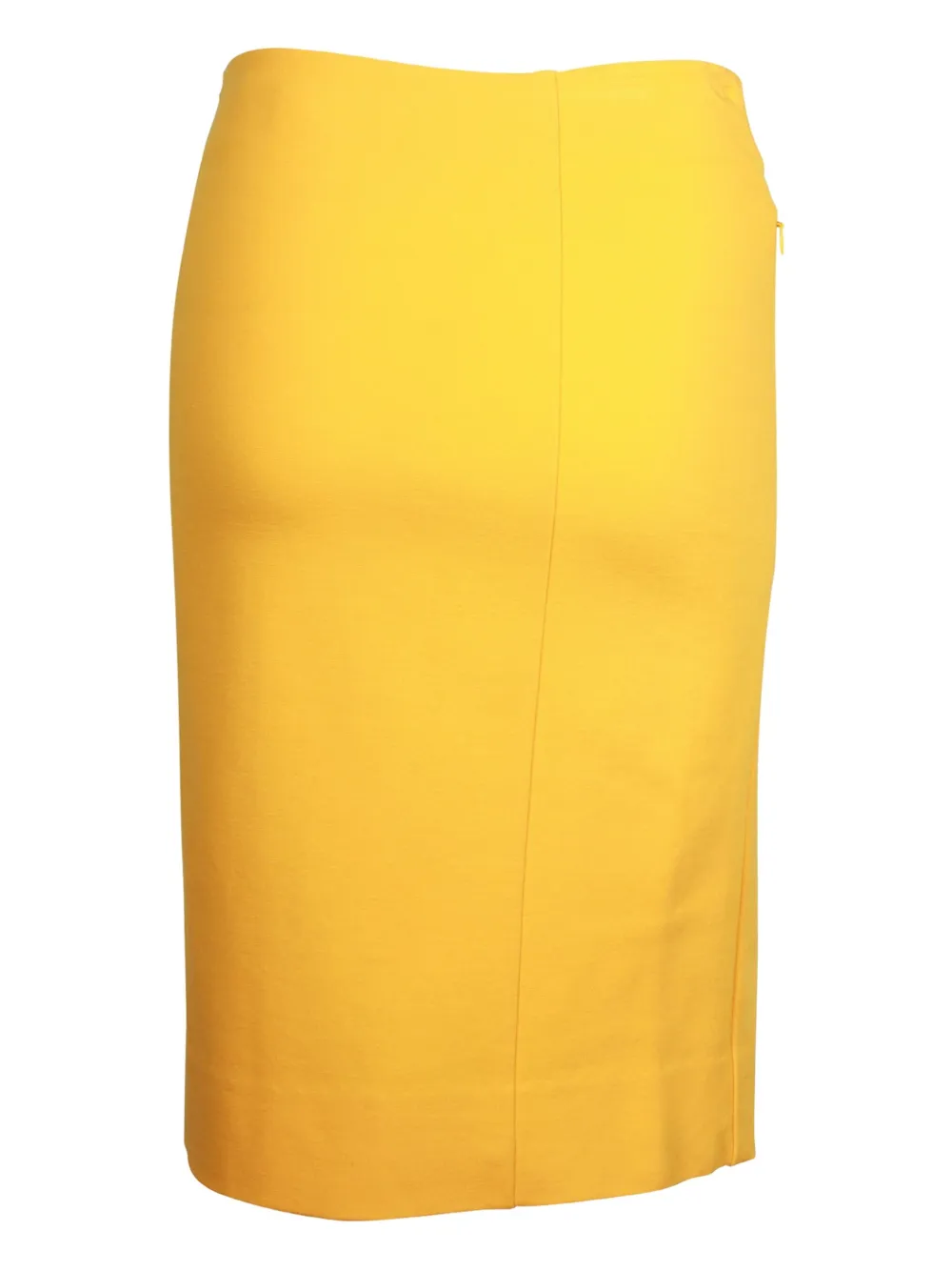 DVF Diane von Furstenberg dual-zip pencil skirt - Geel
