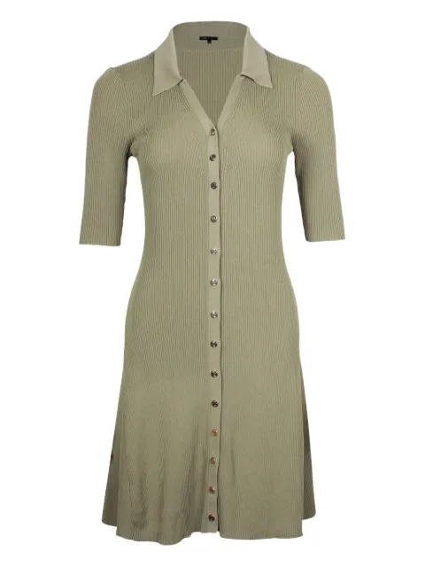 Maje ribbed buttoned dress