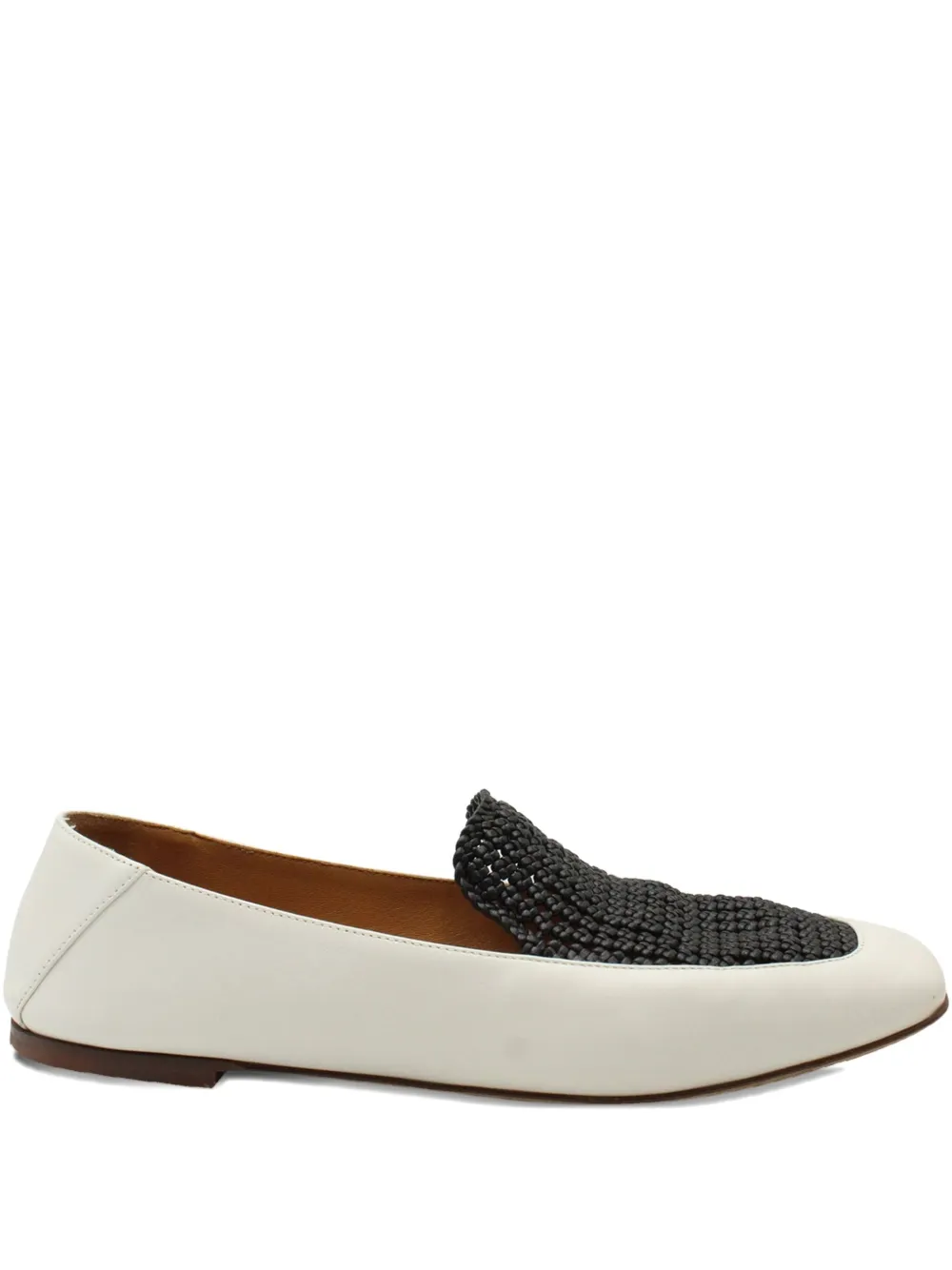 Chloé Vintage woven-panel loafers | Black | Image 1