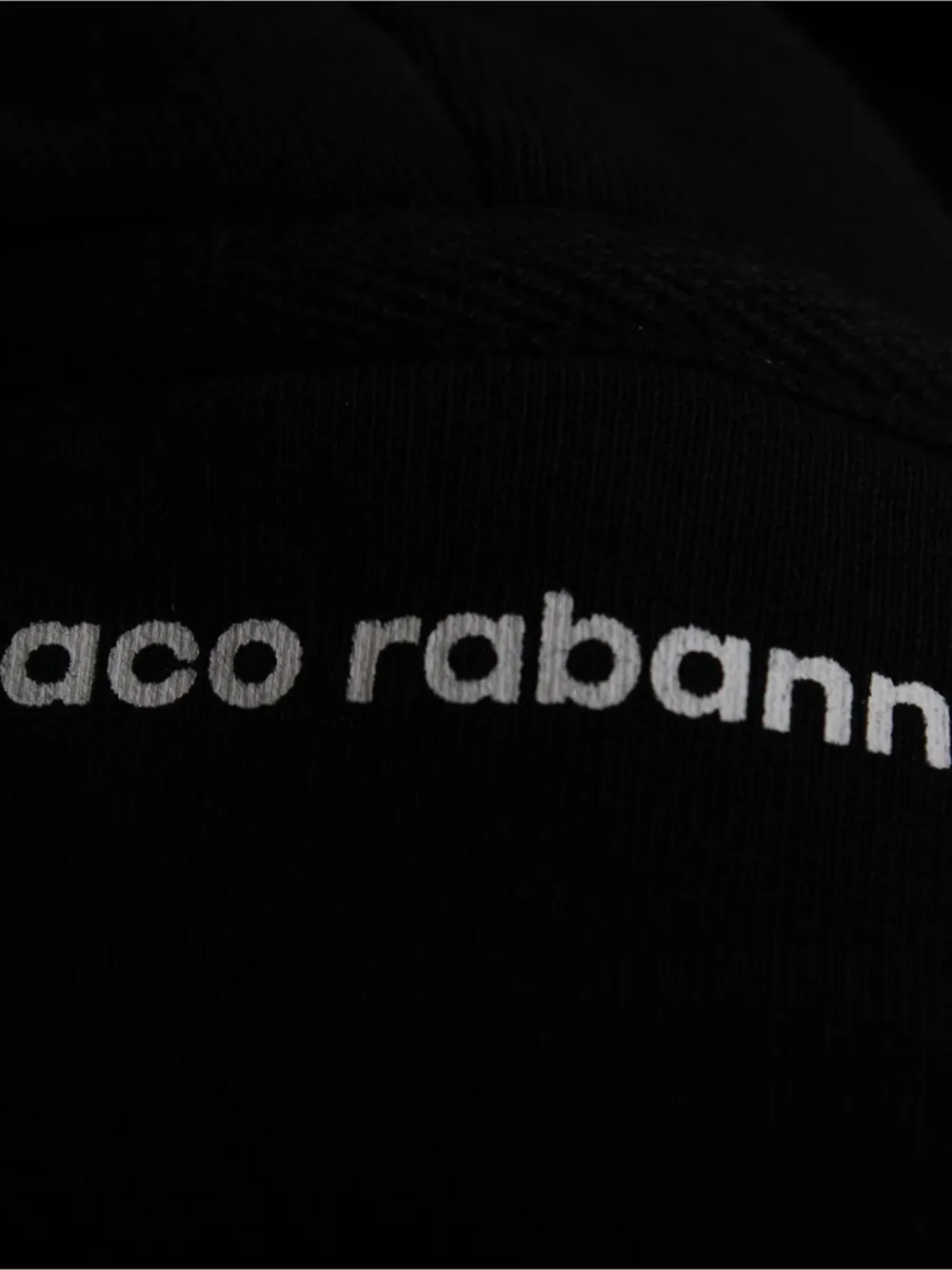 Pre-owned Rabanne Cotton Hoodie In Black