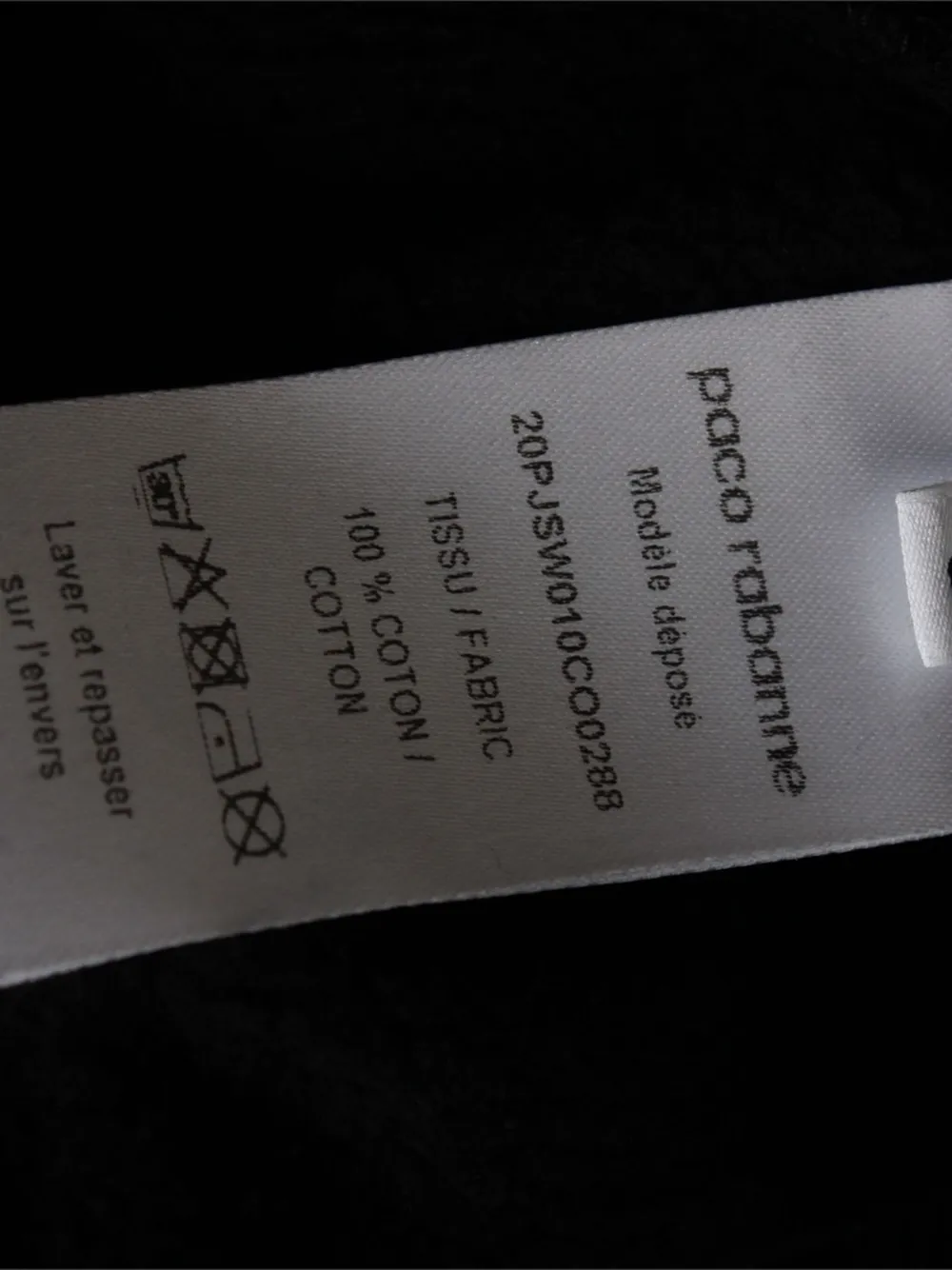 Pre-owned Rabanne Cotton Hoodie In Black