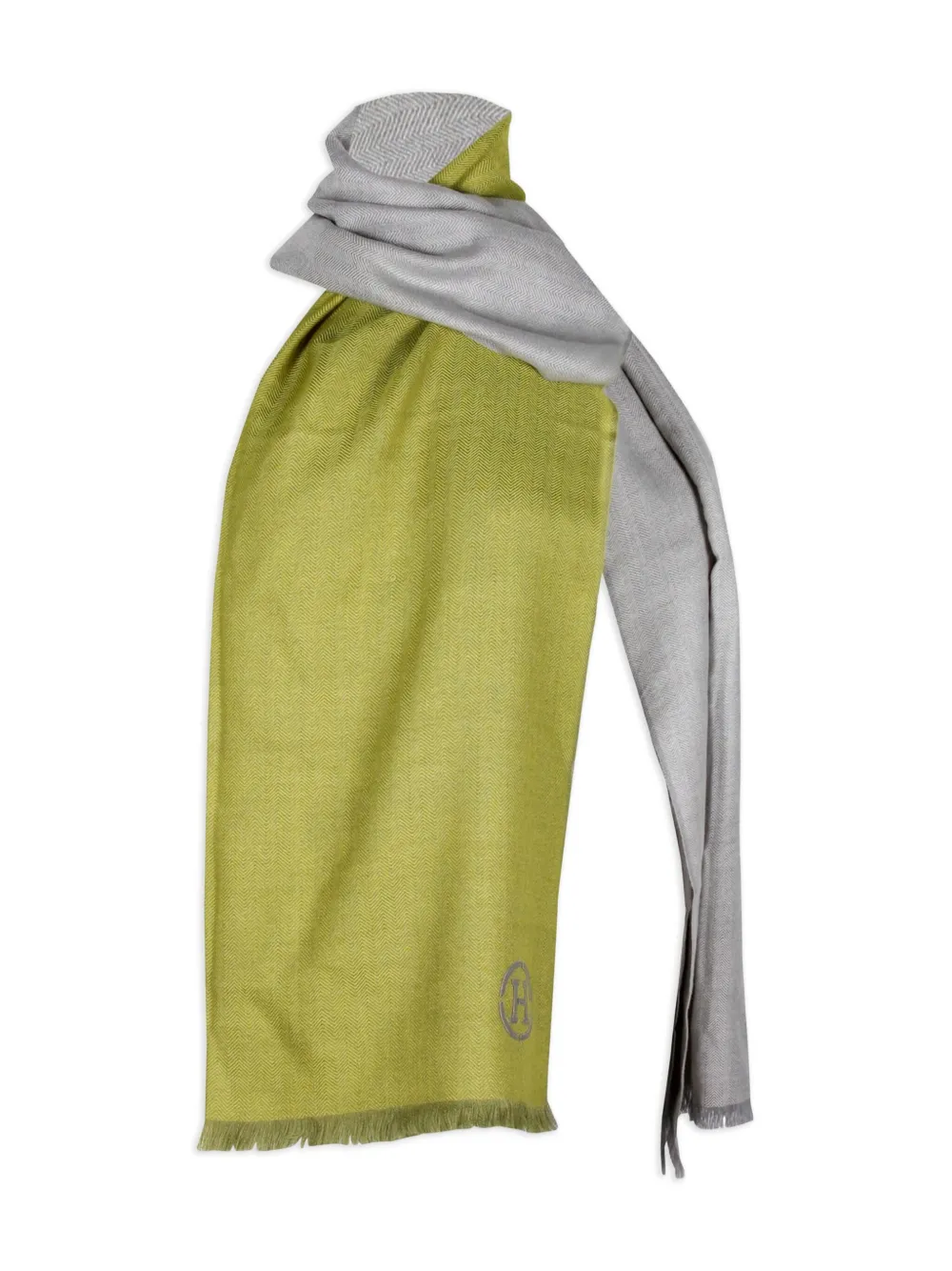 Hermès Pre-Owned Himalaya cashmere scarf | Green | Image 1