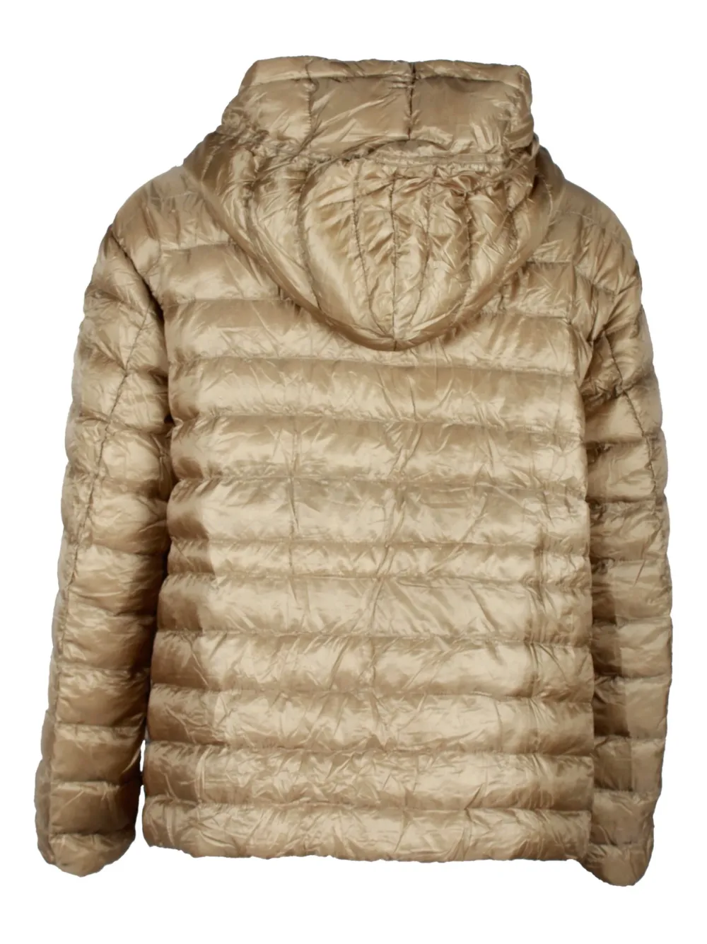 Pre-owned Moncler Vintage Hooded Padded Jacket In Green