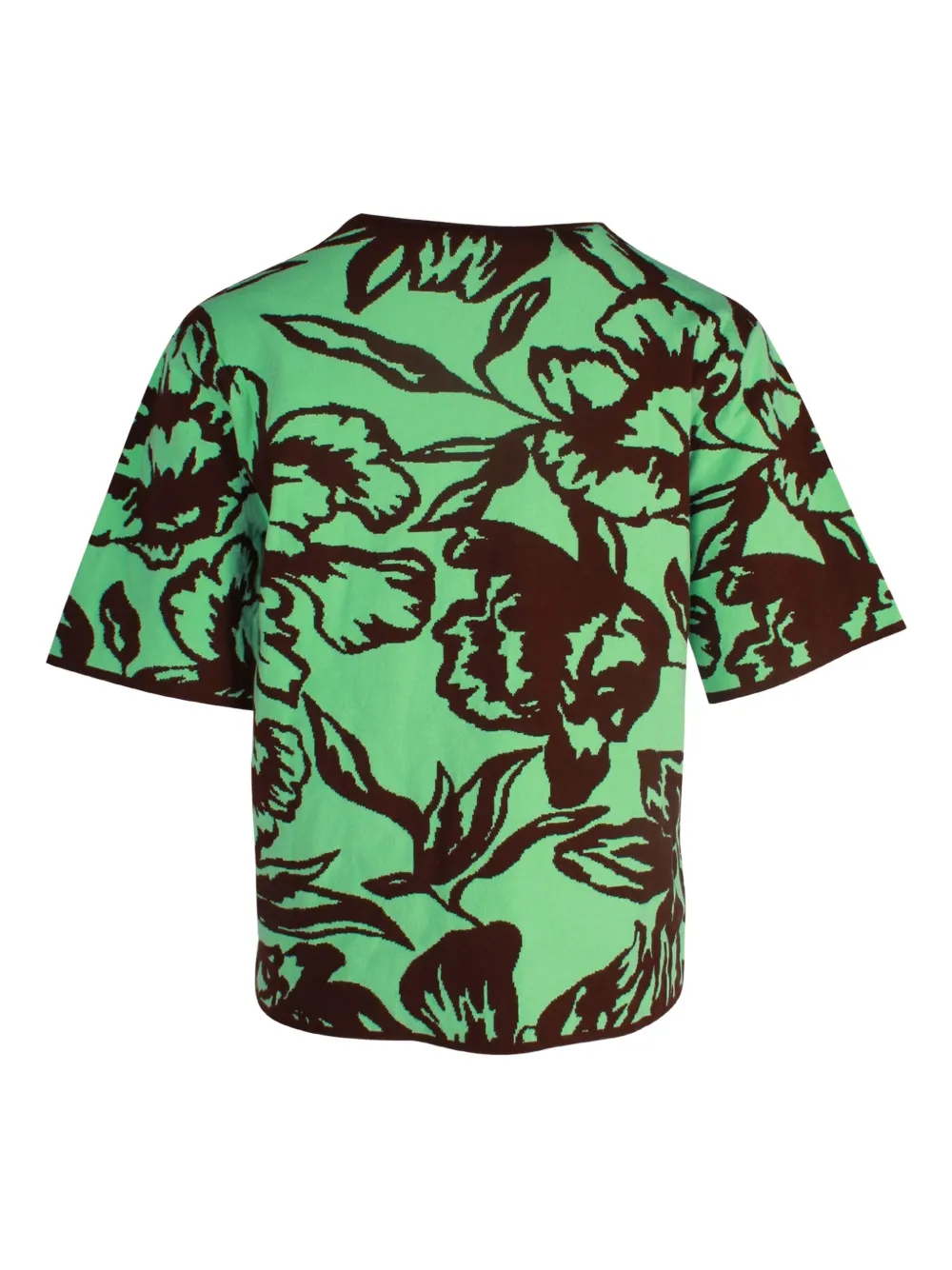 Dries Van Noten Pre-Owned floral jacquard-knit top | Image 2