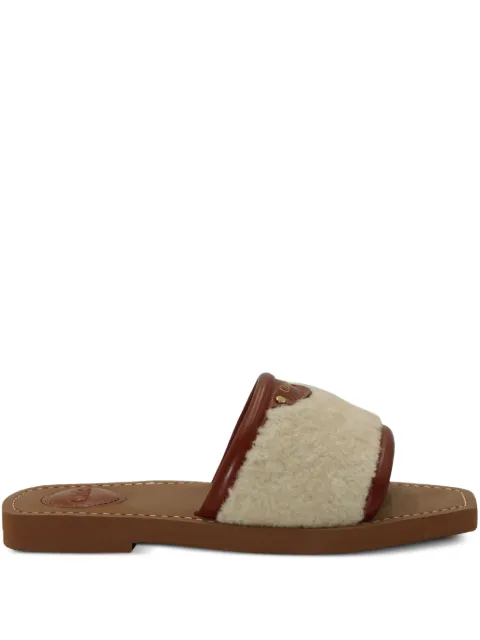 Chloé Vintage shearling flat sandals