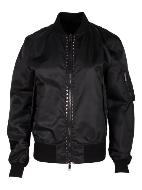 Valentino Garavani Pre-Owned rockstud-embellished bomber jacket