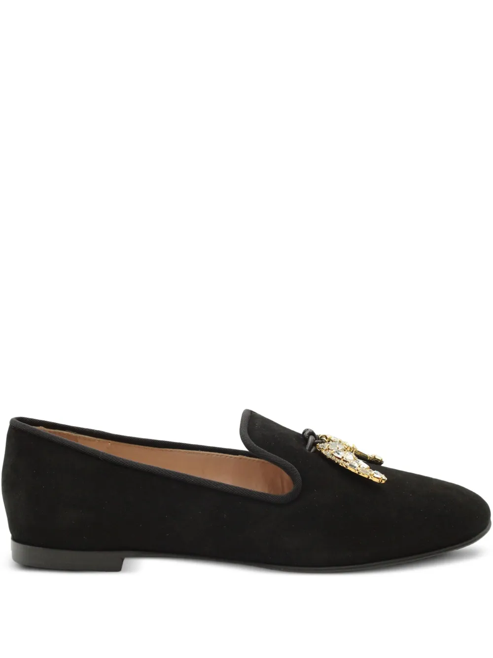 Giuseppe Zanotti Vintage embellished loafers | Black | Image 1