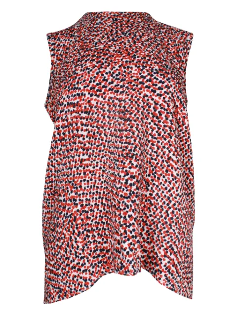 Celine Pre-Owned polka-dot sleeveless top
