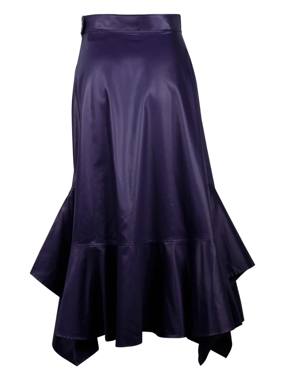Pre-owned Hermes Mermaid Midi Skirt In Blue