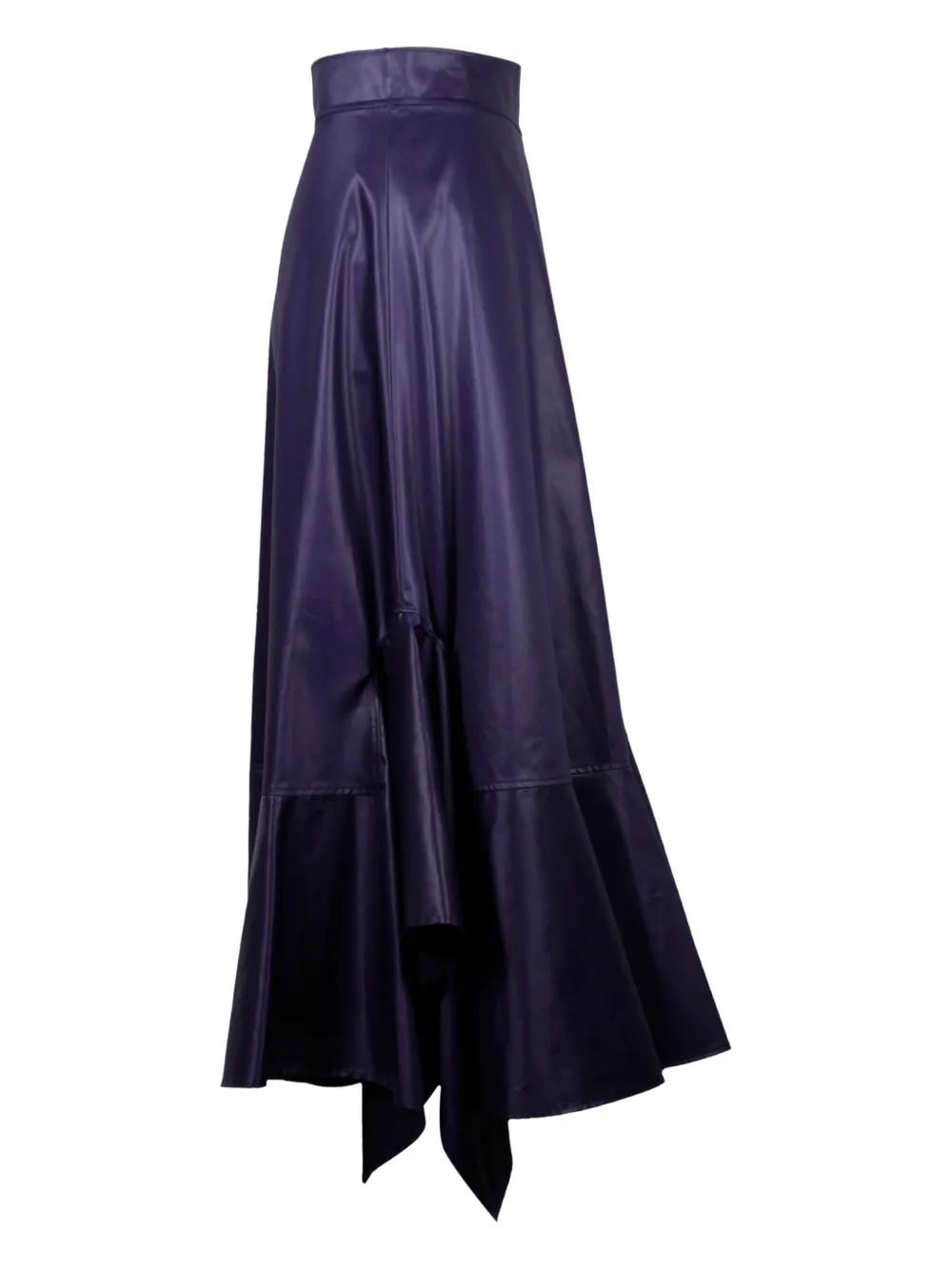 Hermès Pre-Owned mermaid midi skirt - Blauw