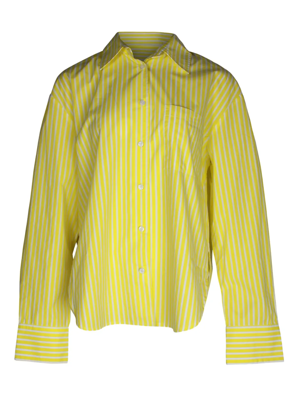 The Frankie Shop Lui striped shirt | Yellow | Image 1