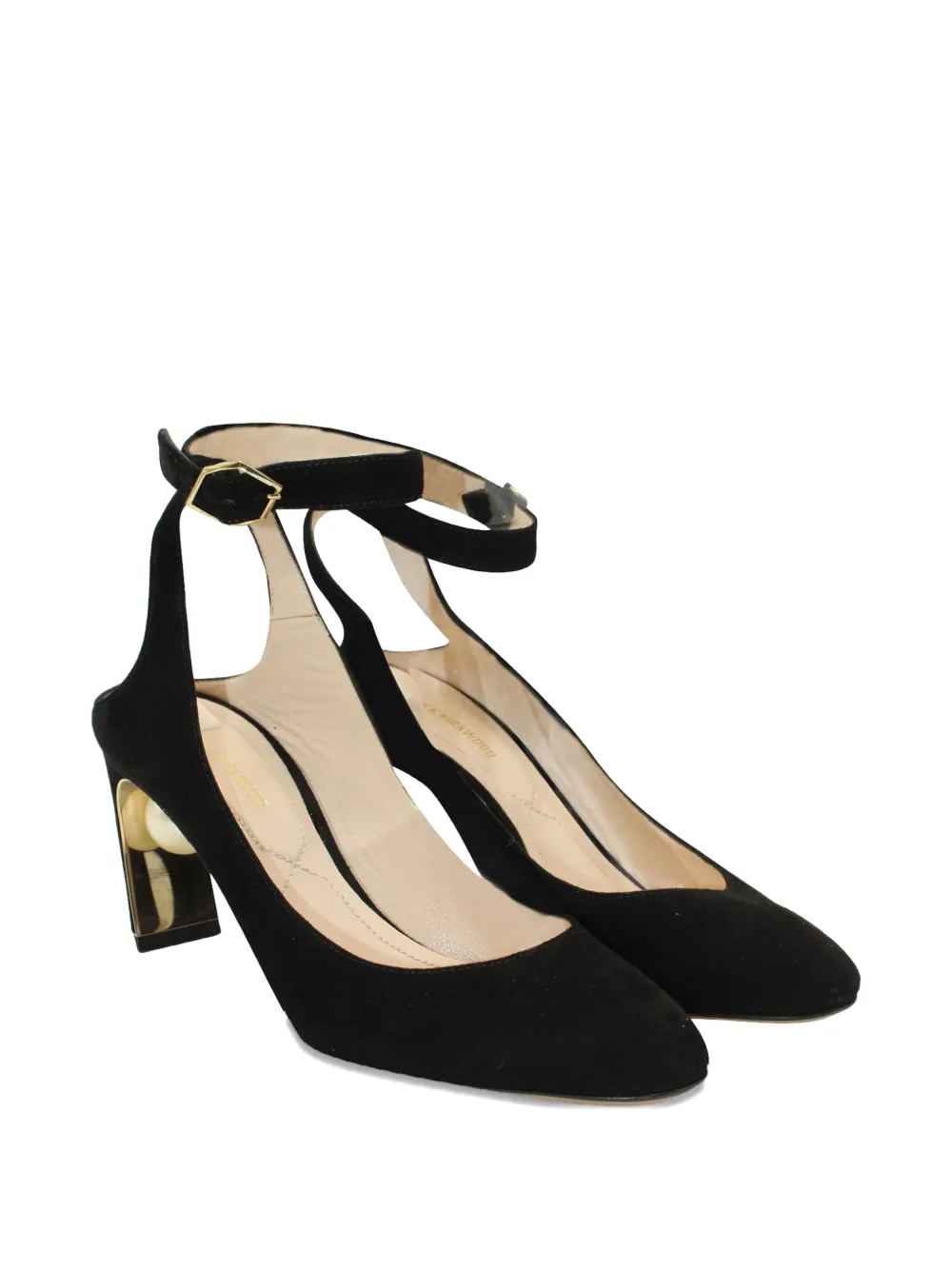 Nicholas Kirkwood Lola pearl-embellished ankle-strap pumps - Zwart